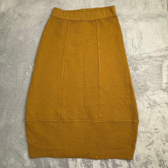 Elemente Clemente Dresses & Skirts - NWT Elemente Clemente Pepina Balloon Lagenlook Skirt Saffron Organic Cotton 1